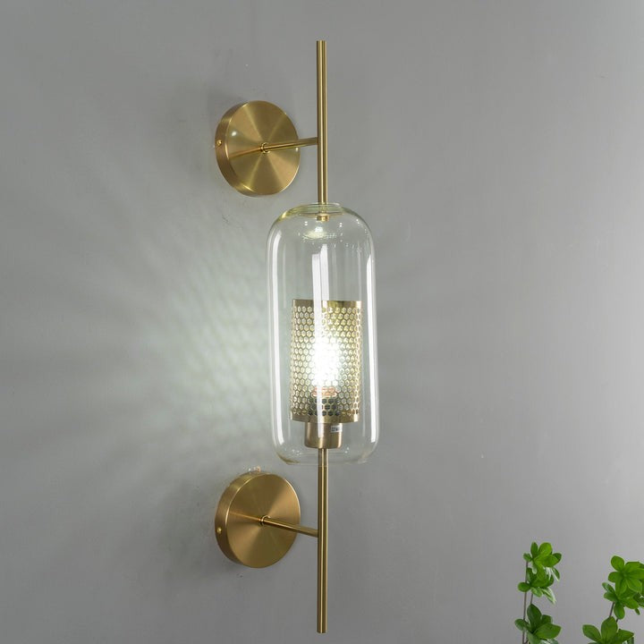 Contemporary Glass Wall Light – Sphere & Capsule