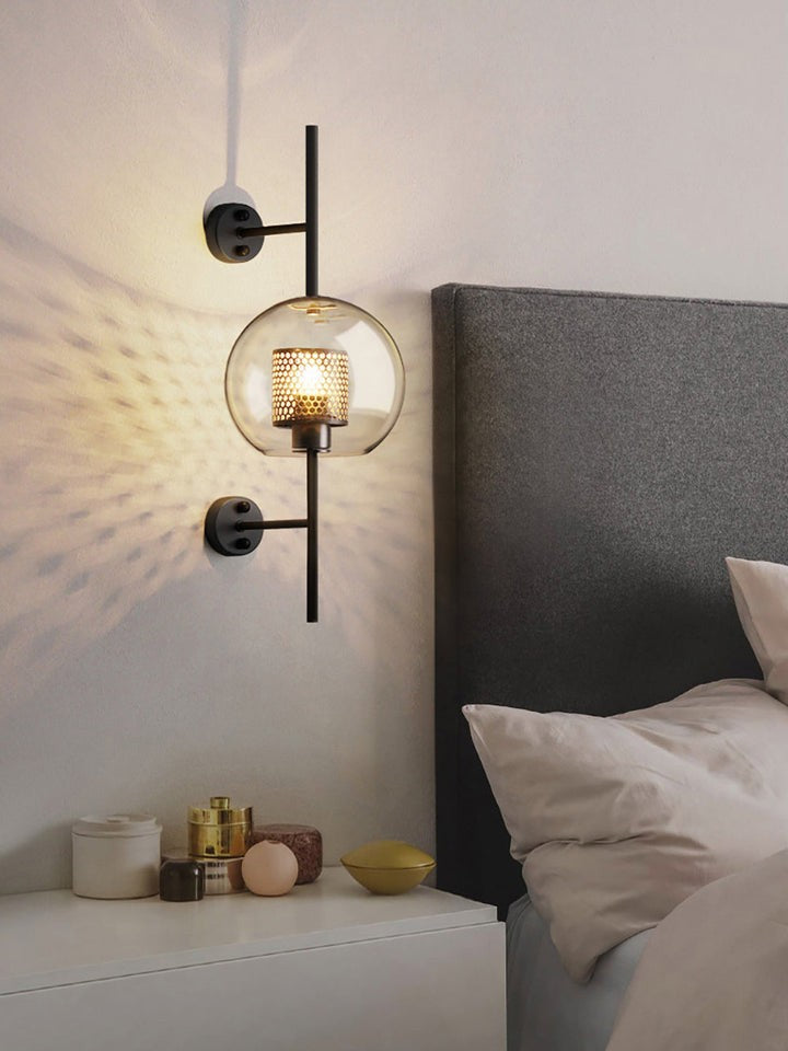 Contemporary Glass Wall Light – Sphere & Capsule