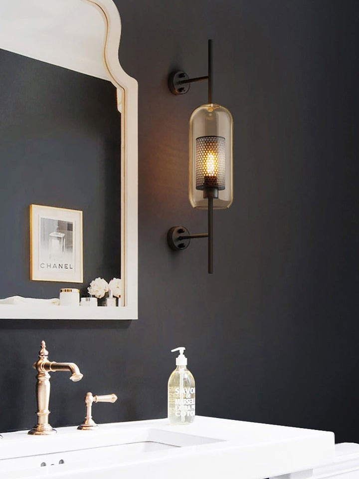 Contemporary Glass Wall Light – Sphere & Capsule