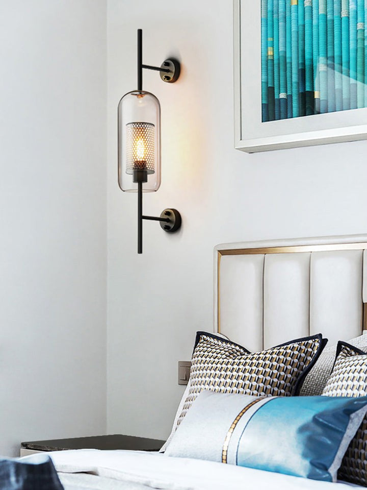 Contemporary Glass Wall Light – Sphere & Capsule
