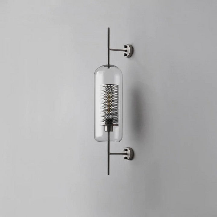 Contemporary Glass Wall Light – Sphere & Capsule