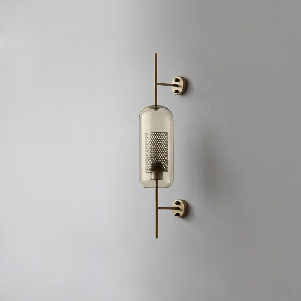 Contemporary Glass Wall Light – Sphere & Capsule