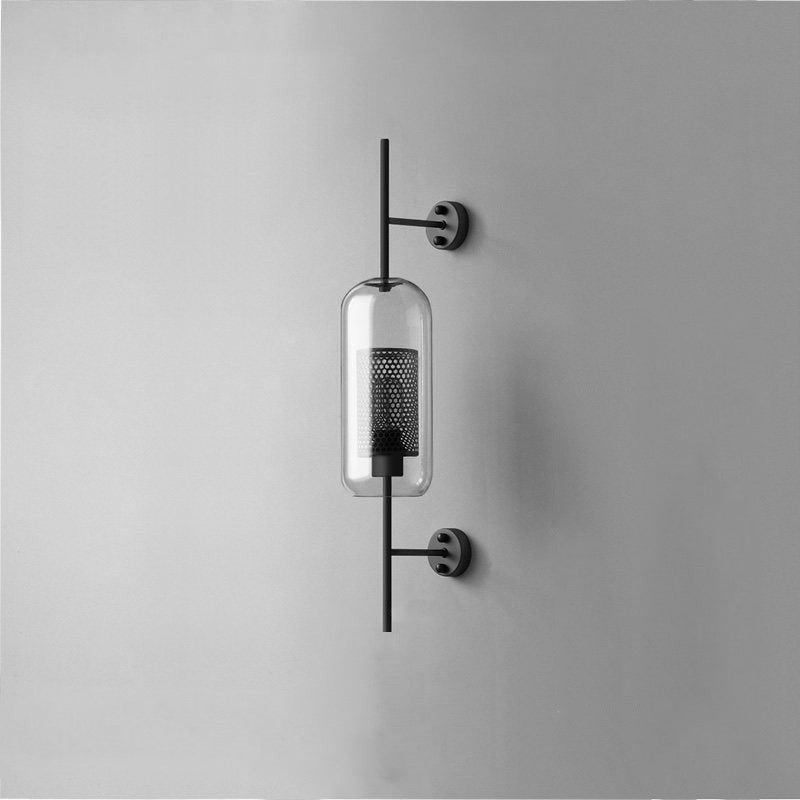 Contemporary Glass Wall Light – Sphere & Capsule