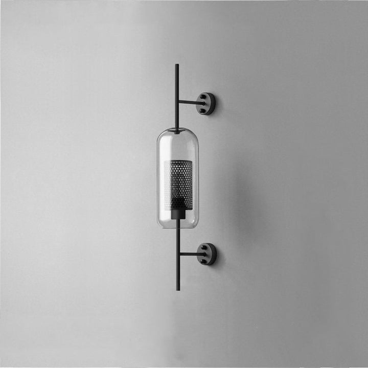 Contemporary Glass Wall Light – Sphere & Capsule