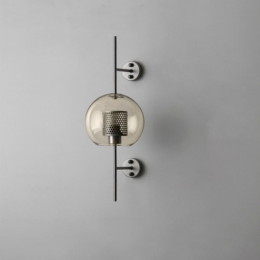 Contemporary Glass Wall Light – Sphere & Capsule