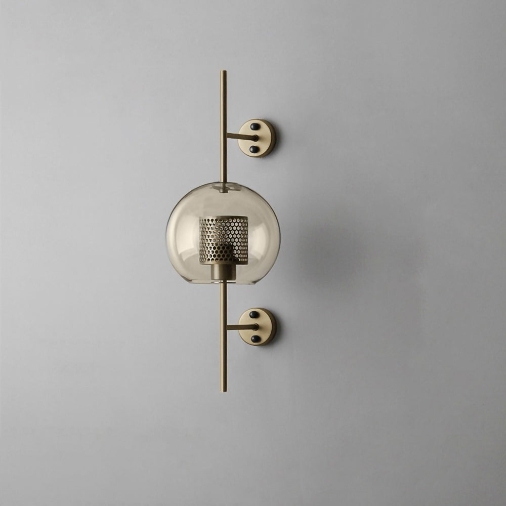 Contemporary Glass Wall Light – Sphere & Capsule