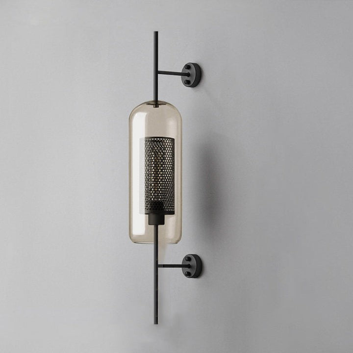 Contemporary Glass Wall Light – Sphere & Capsule