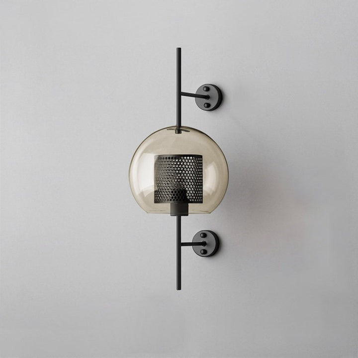 Contemporary Glass Wall Light – Sphere & Capsule