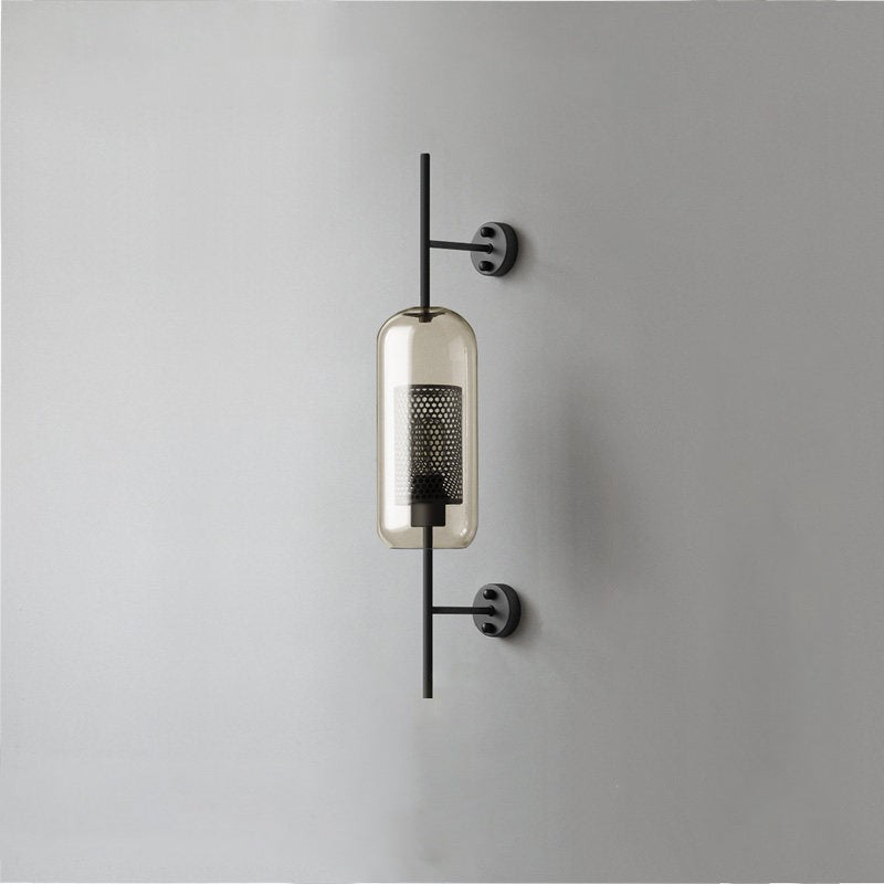 Contemporary Glass Wall Light – Sphere & Capsule