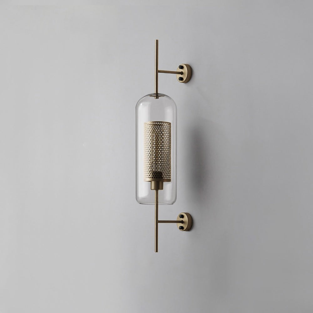 Contemporary Glass Wall Light – Sphere & Capsule