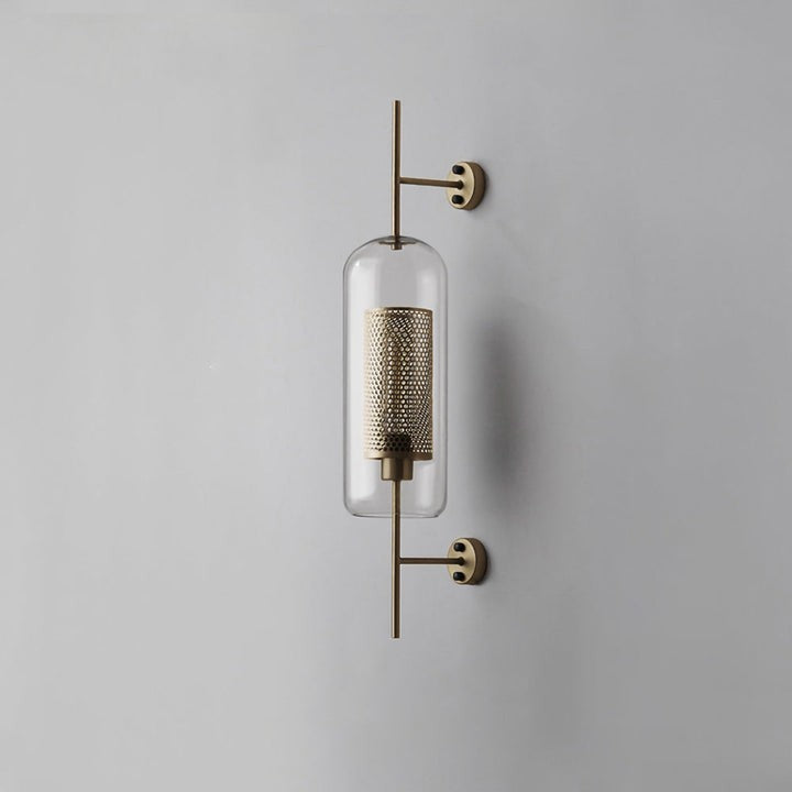 Contemporary Glass Wall Light – Sphere & Capsule