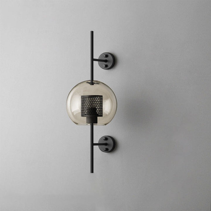 Contemporary Glass Wall Light – Sphere & Capsule