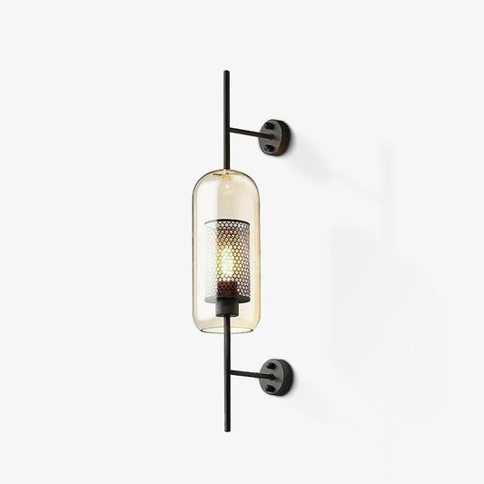 Contemporary Glass Wall Light – Sphere & Capsule
