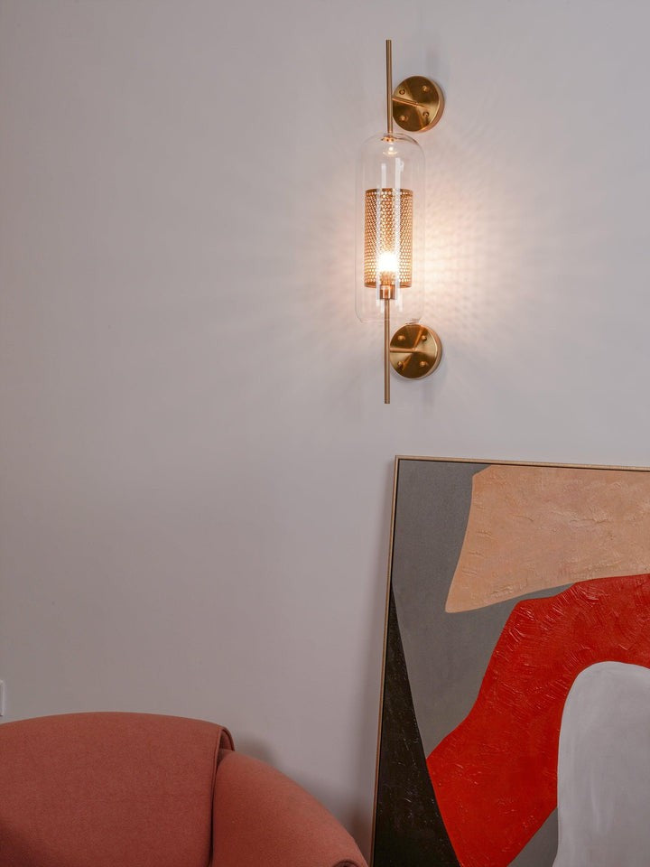 Contemporary Glass Wall Light – Sphere & Capsule