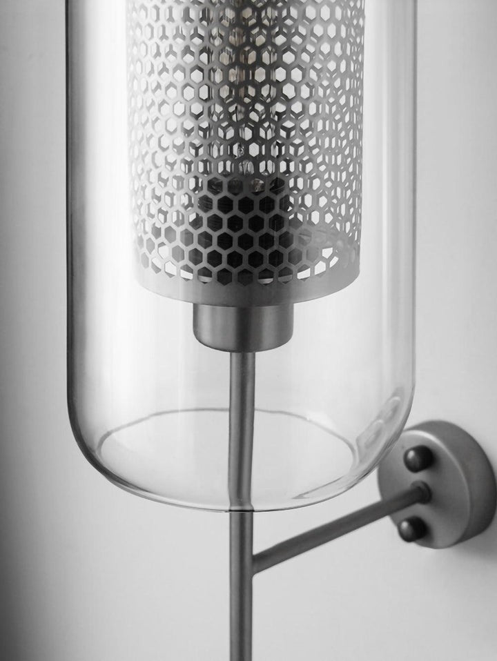 Contemporary Glass Wall Light – Sphere & Capsule
