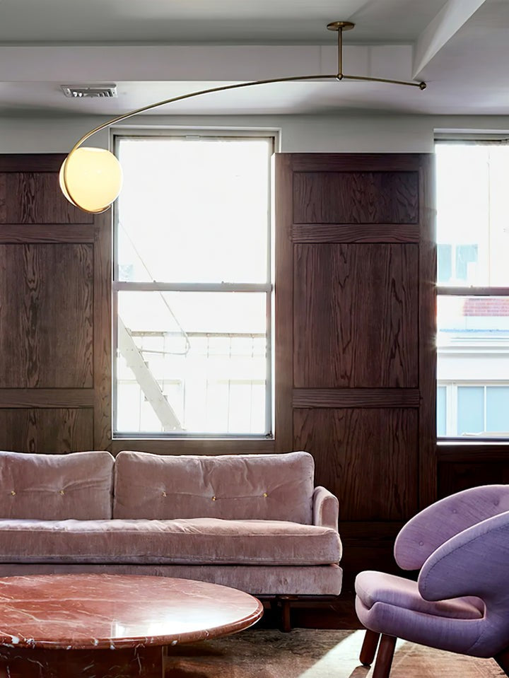 Curved Celestial LED Ceiling Light