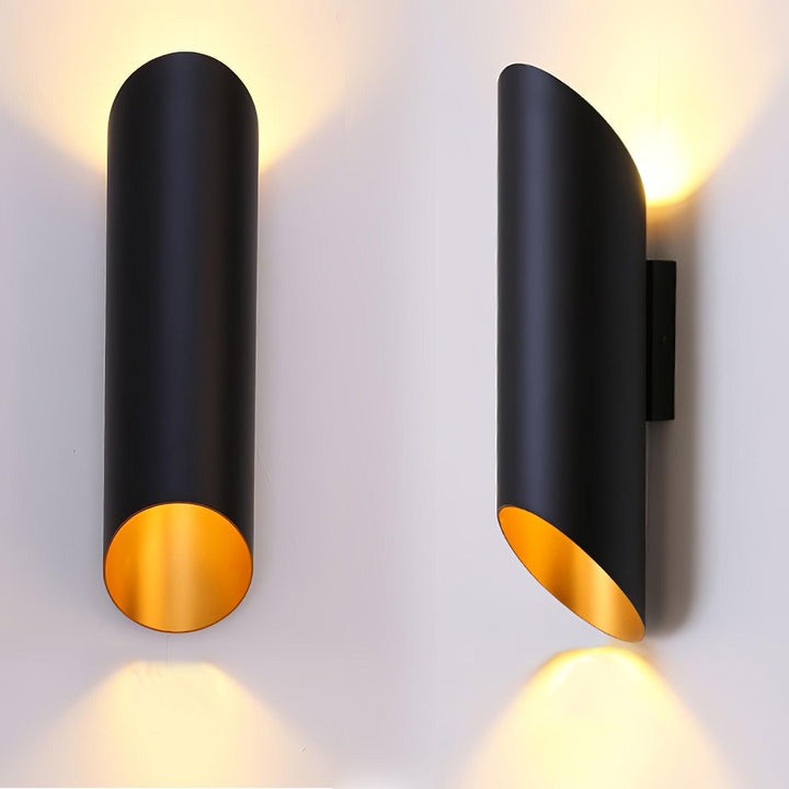 Diagonal Cylinder LED Wall Sconce