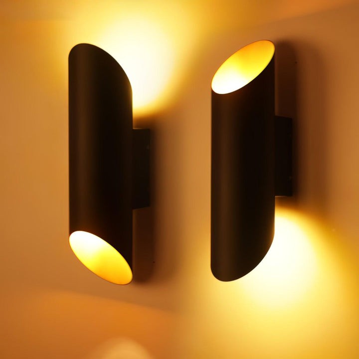 Diagonal Cylinder LED Wall Sconce