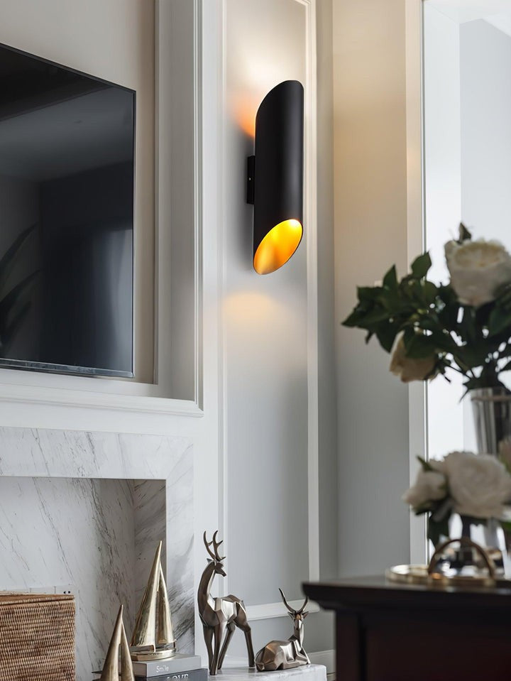 Diagonal Cylinder LED Wall Sconce