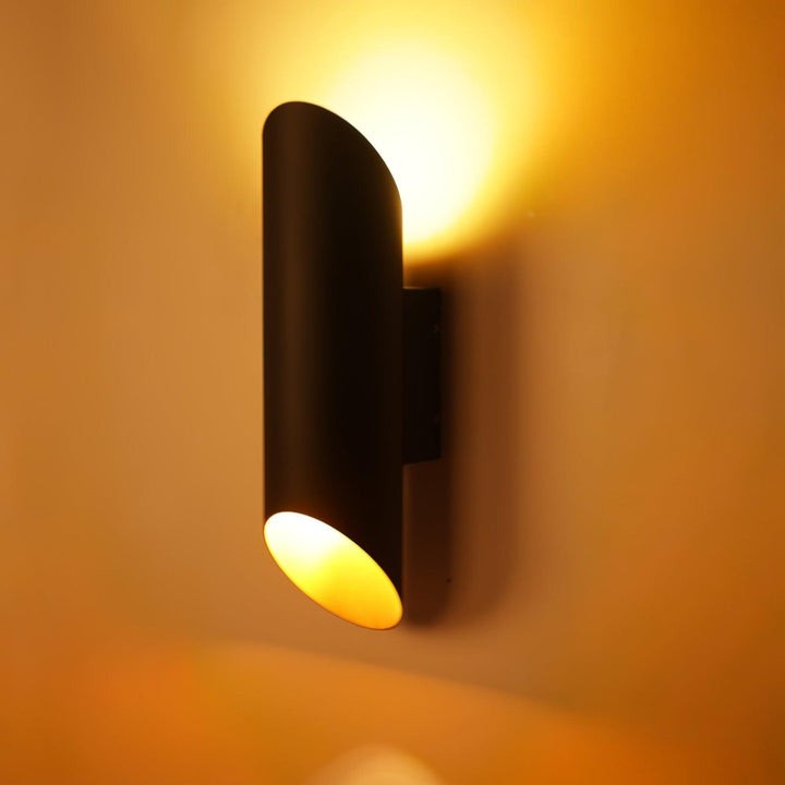 Diagonal Cylinder LED Wall Sconce