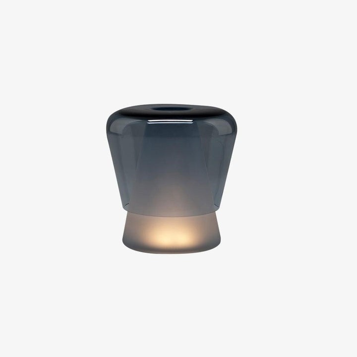 Dual-Layer Mouth-Blown Glass LED Table Lamp