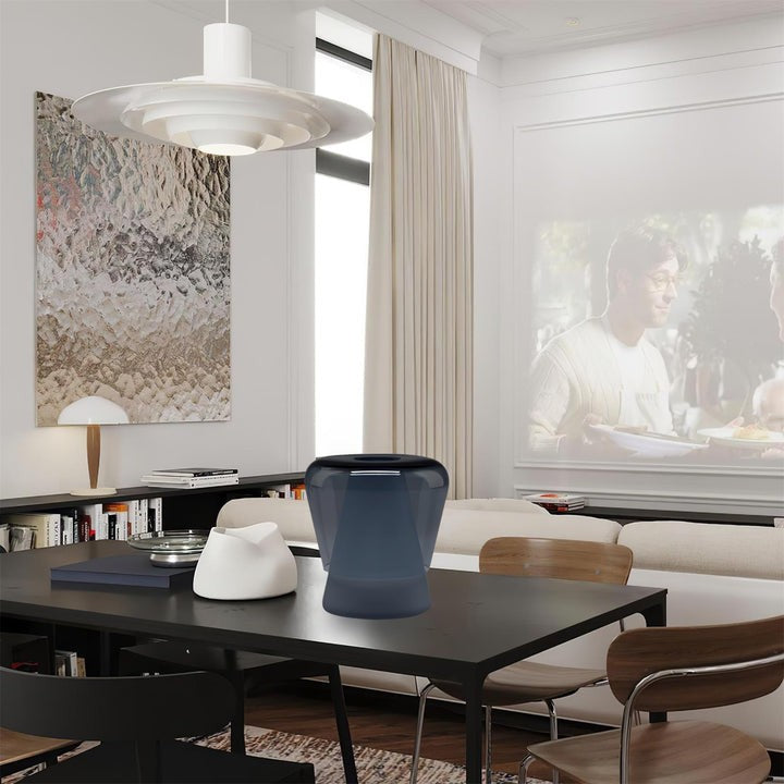 Dual-Layer Mouth-Blown Glass LED Table Lamp