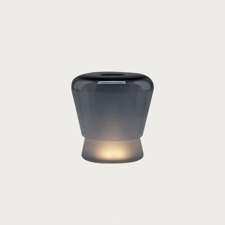 Dual-Layer Mouth-Blown Glass LED Table Lamp