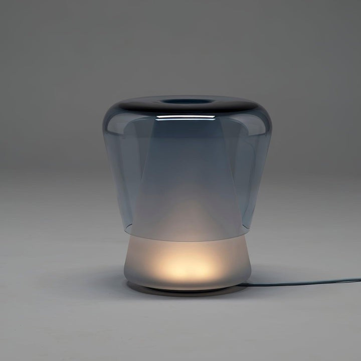 Dual-Layer Mouth-Blown Glass LED Table Lamp