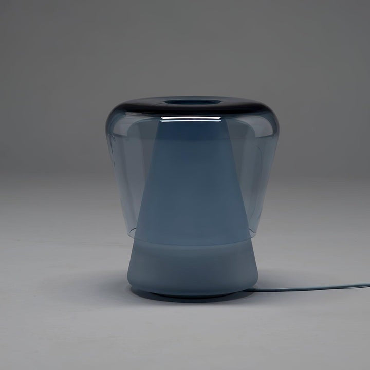 Dual-Layer Mouth-Blown Glass LED Table Lamp