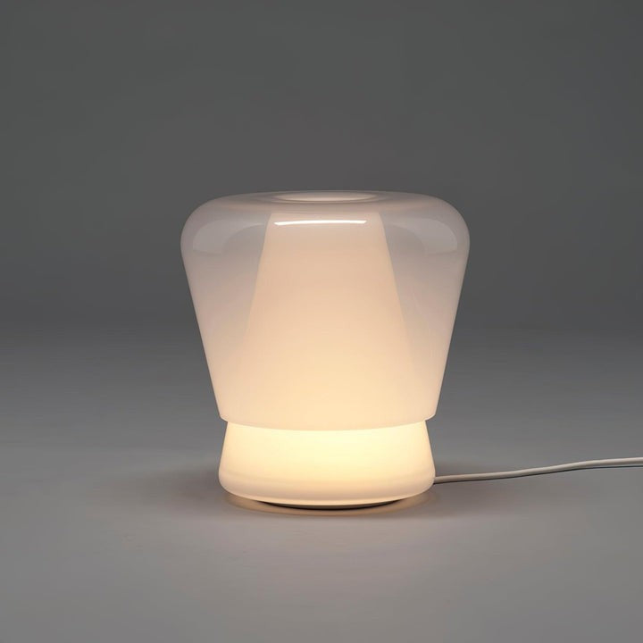 Dual-Layer Mouth-Blown Glass LED Table Lamp