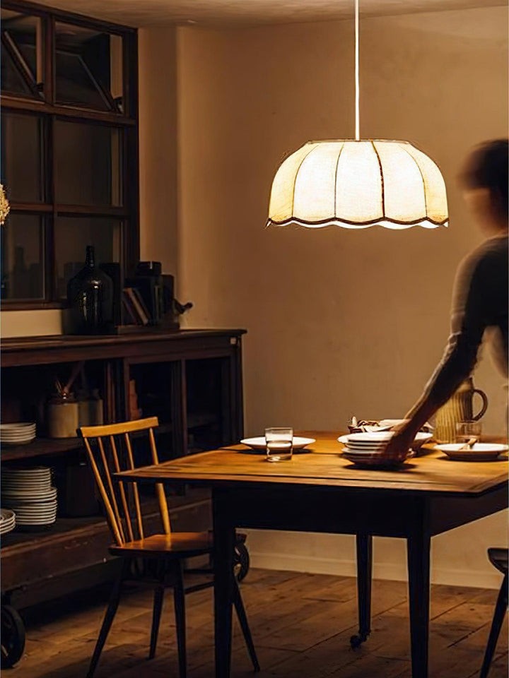 Eco-Friendly Banana Leaf Hanging Pendant Lamp
