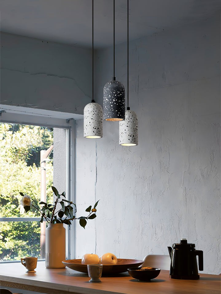 Eco-Friendly Terrazzo Concrete Pendant Lamp