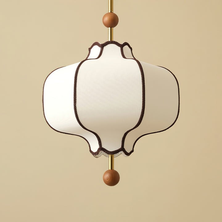 Elegant Fabric Lantern Pendant Light