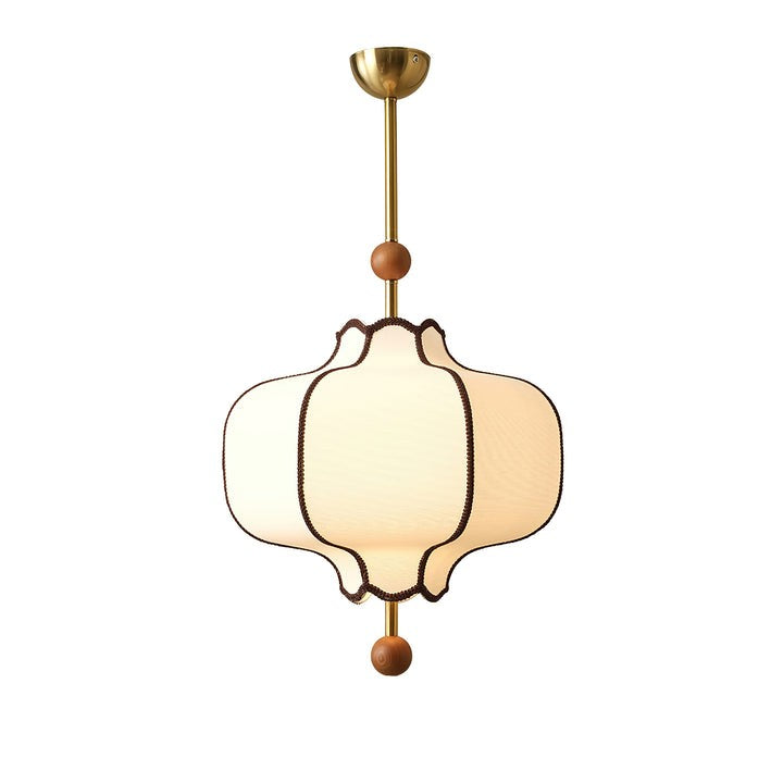 Elegant Fabric Lantern Pendant Light