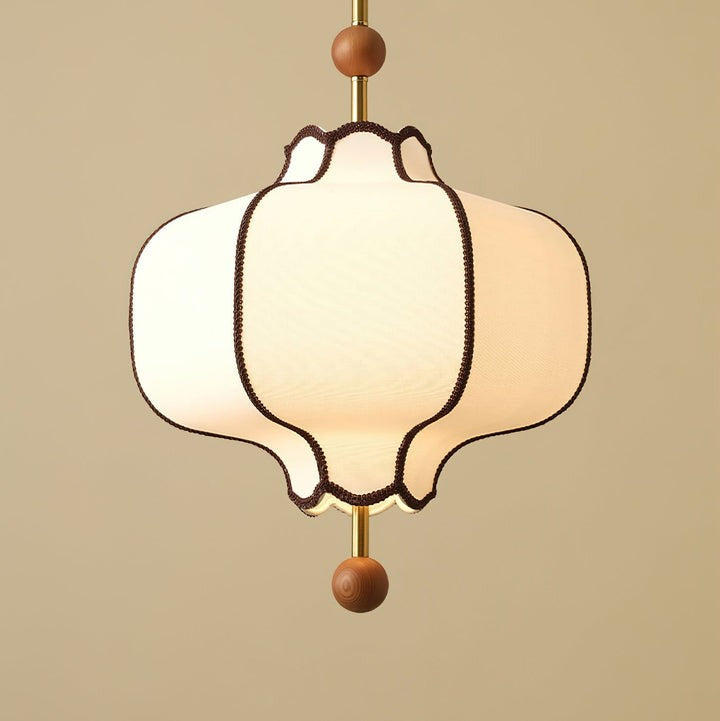 Elegant Fabric Lantern Pendant Light