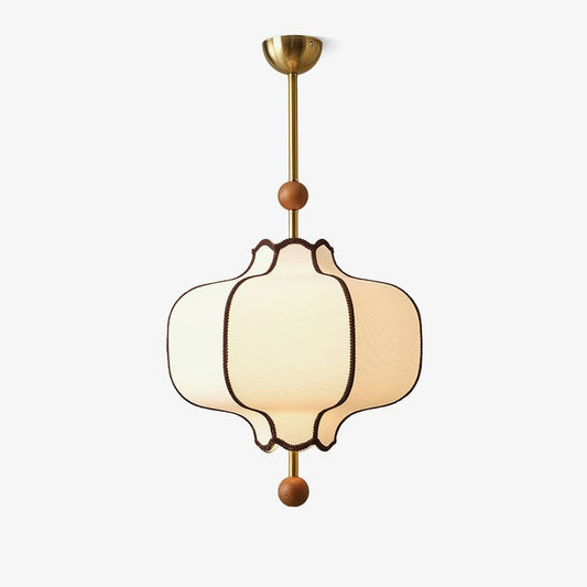 Elegant Fabric Lantern Pendant Light