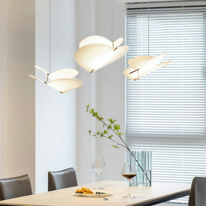 Ethereal Moth-Inspired LED Pendant Light