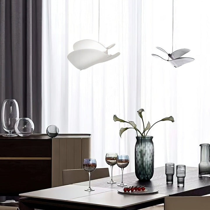 Ethereal Moth-Inspired LED Pendant Light