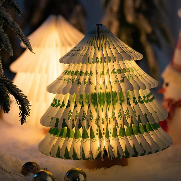 Foldable Christmas Tree LED Table Lamp