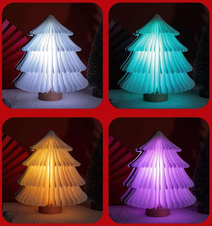 Foldable Christmas Tree LED Table Lamp