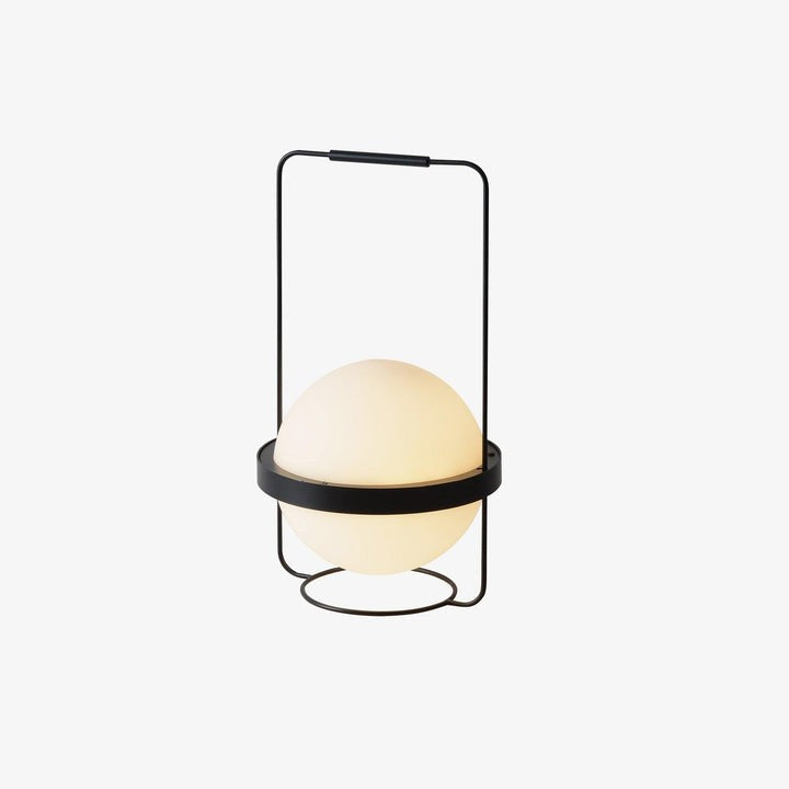 Garden-Inspired LED Table Lamp with Planter & Acrylic Globe