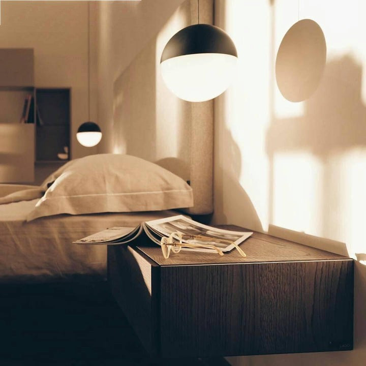 Geometric Cable-Wrapped Pendant Light