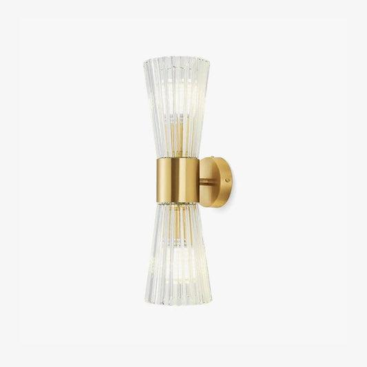 Gold Crystal LED Wall Sconce – Modern Transitional Lighting