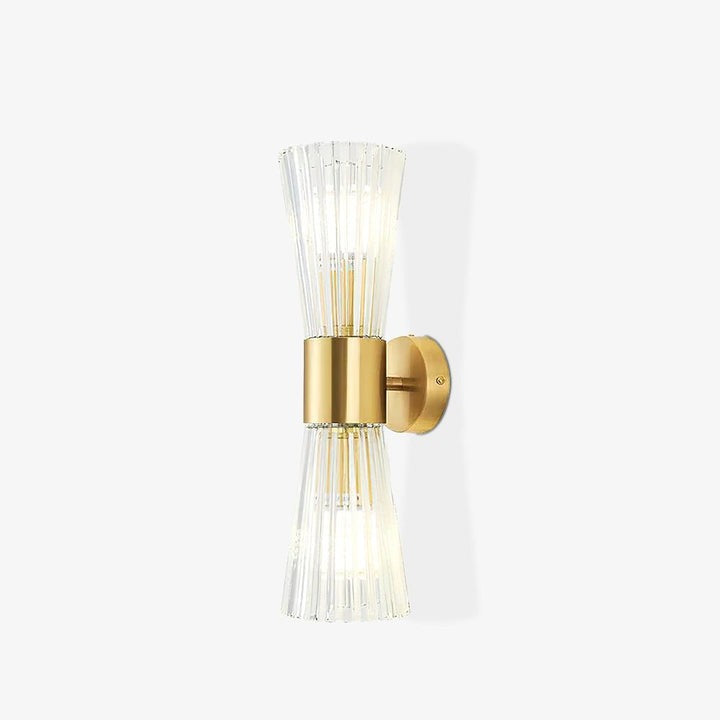 Gold Crystal LED Wall Sconce – Modern Transitional Lighting