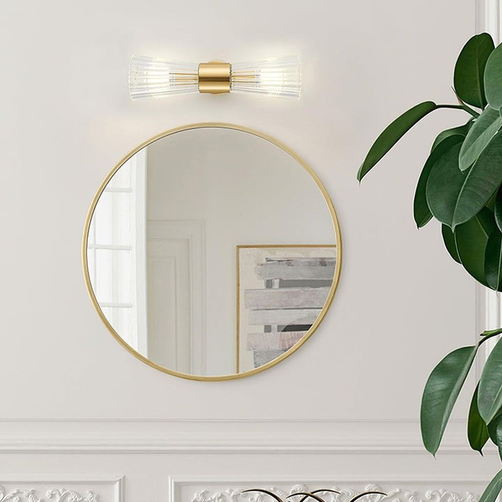 Gold Crystal LED Wall Sconce – Modern Transitional Lighting