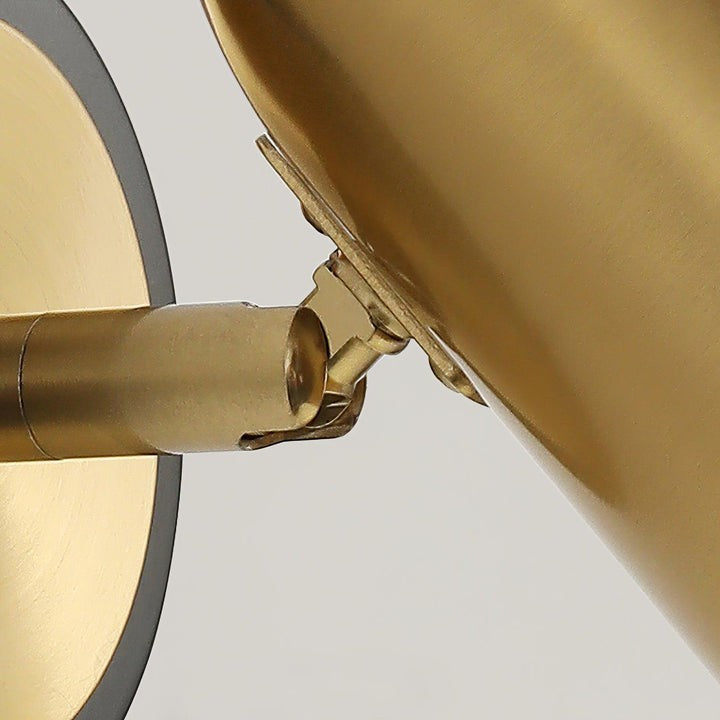 Gold Iron Wall Sconce – Modern Indoor LED Wall Light