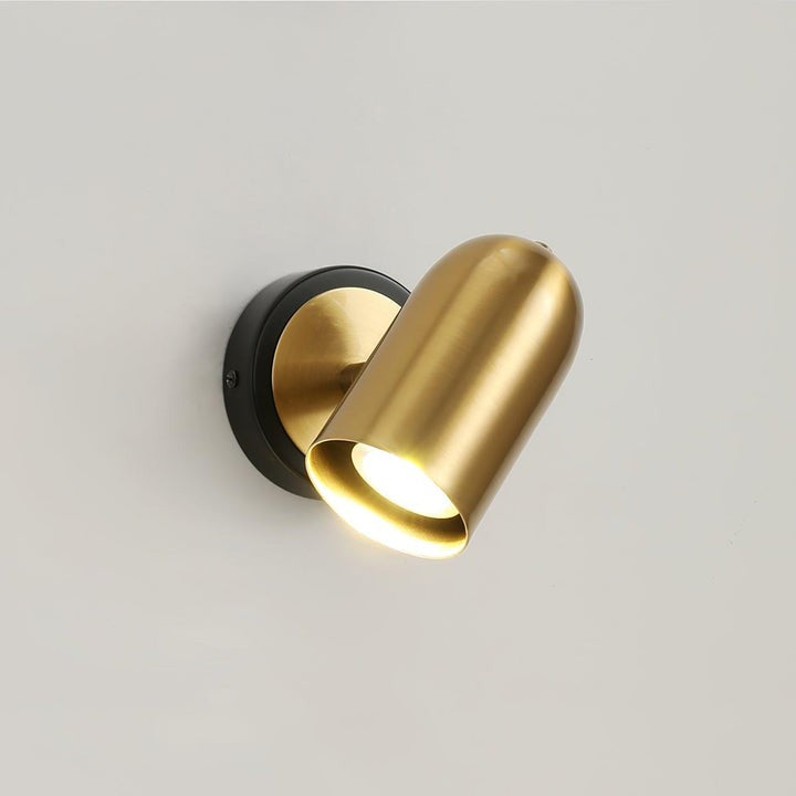 Gold Iron Wall Sconce – Modern Indoor LED Wall Light