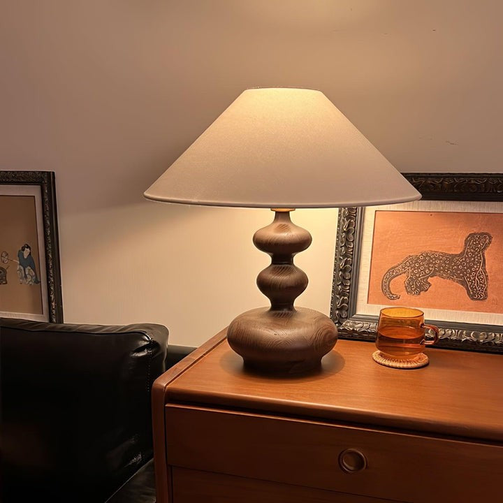 Handcrafted Gourd-Shaped Table Lamp