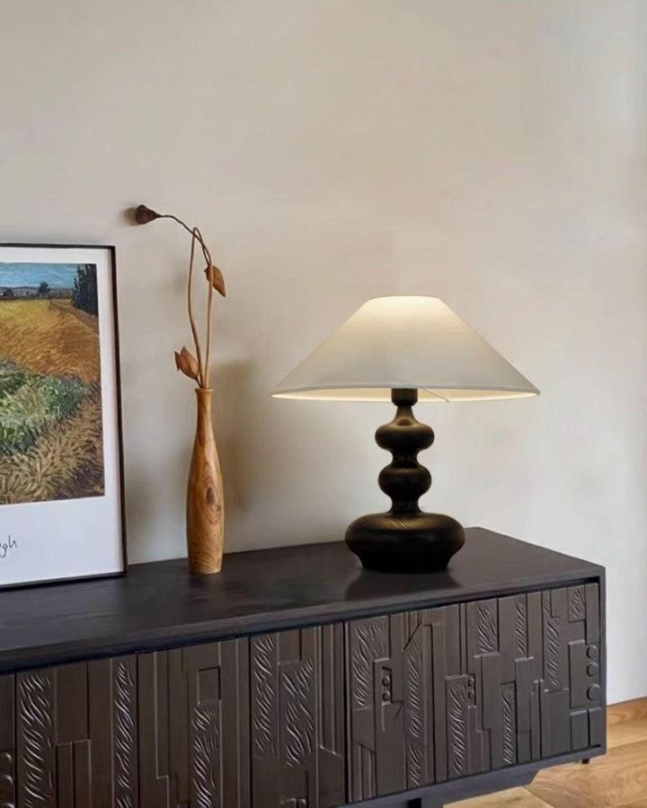 Handcrafted Gourd-Shaped Table Lamp