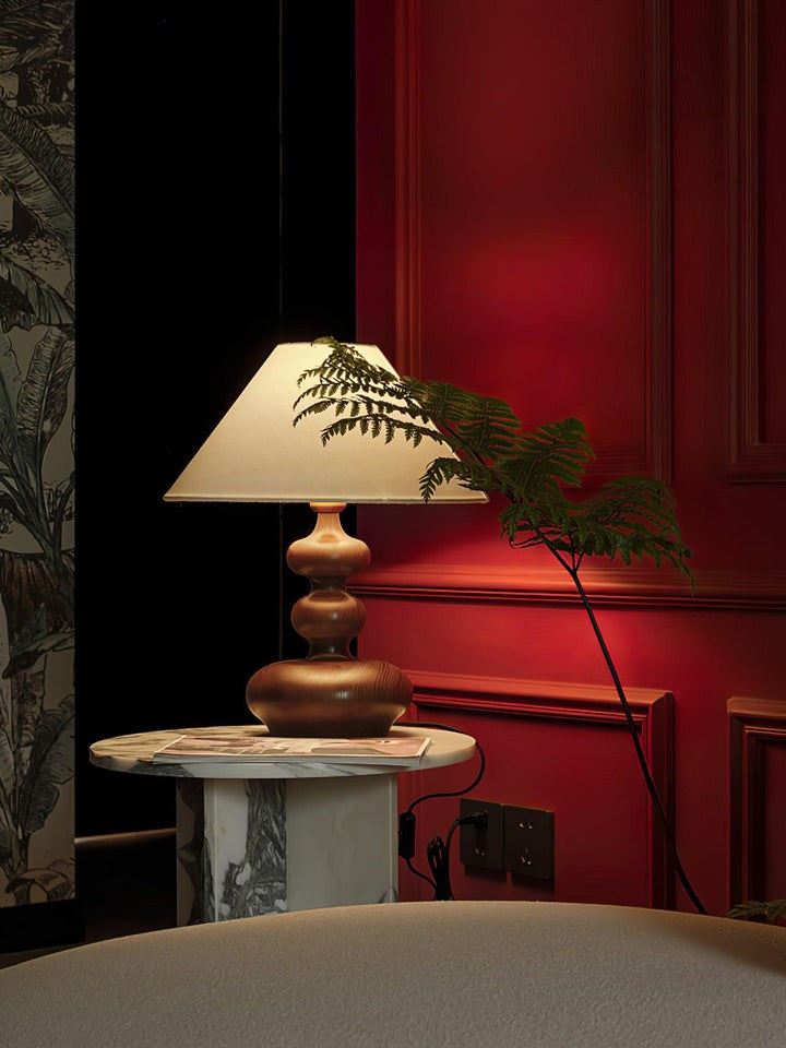 Handcrafted Gourd-Shaped Table Lamp